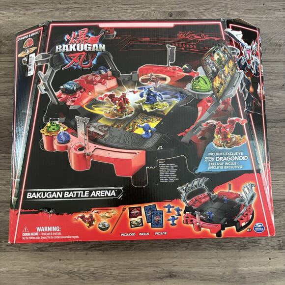 Bundle Set Toy Bakugan Battle Arena Dragonoid + Bakugan Clash Pack Street Brawl - Picture 2 of 9